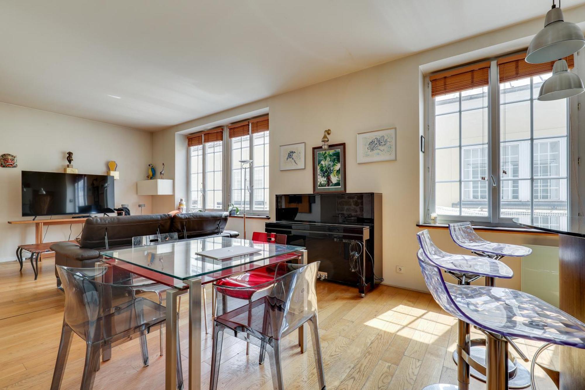 Duplex Calme Et Lumineux Au Coeur De Bastille Paris Eksteriør bilde